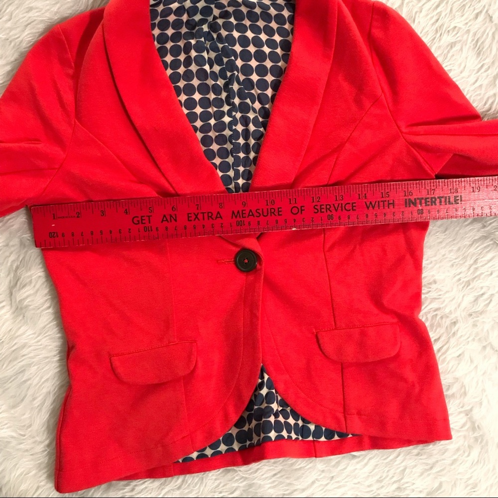Boden Orange Roma Ponte Jacket Size 2 - Picture 5 of 6